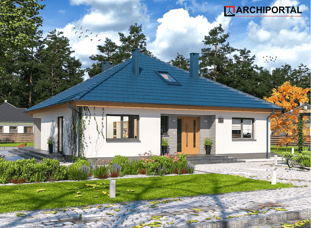 Wizualizacja domu jednorodzinnego Tryton 3