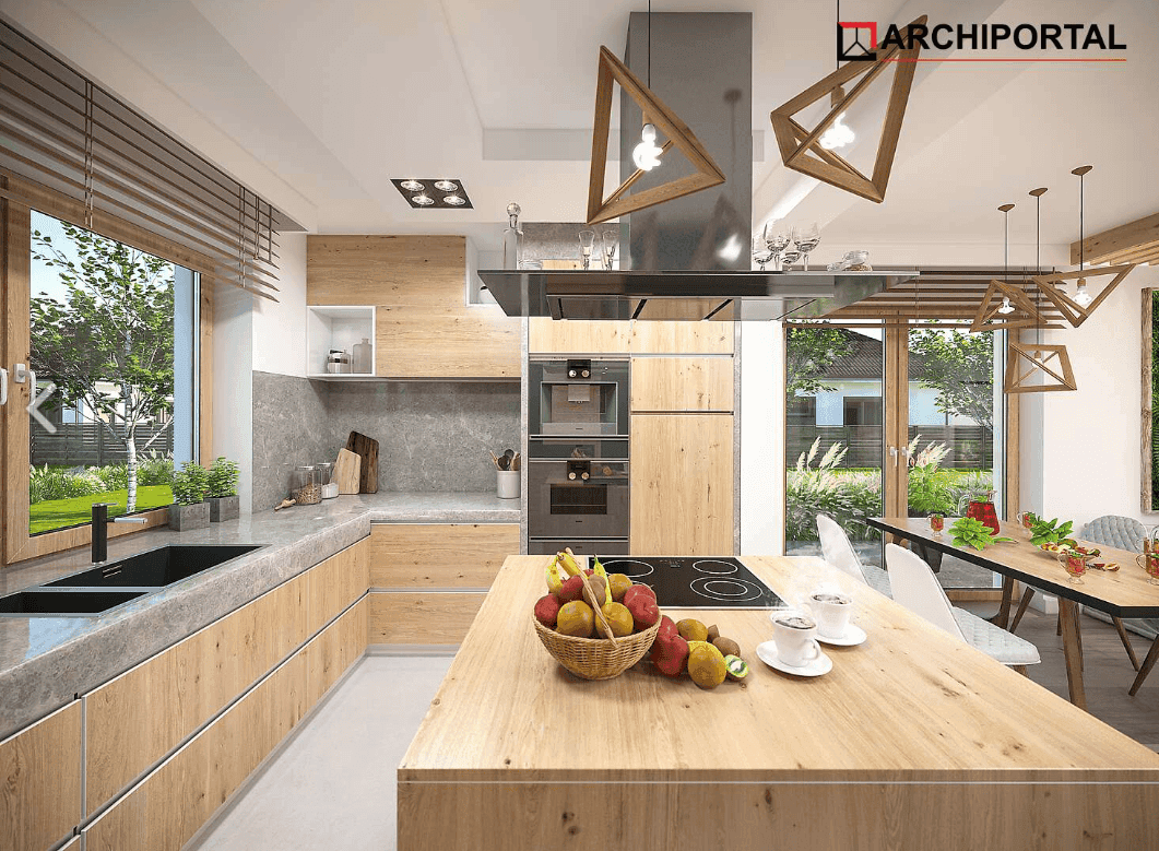 Wizualizacja domu jednorodzinnego Tryton 3