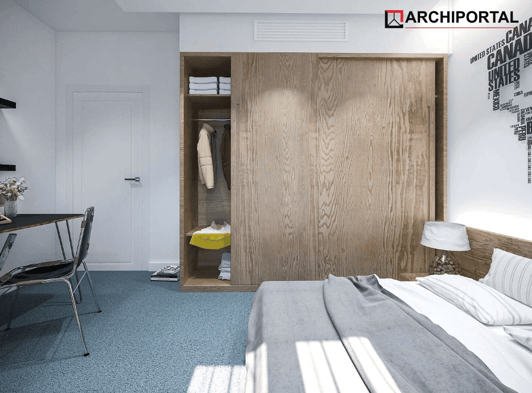 Wizualizacja domu jednorodzinnego Tryton B