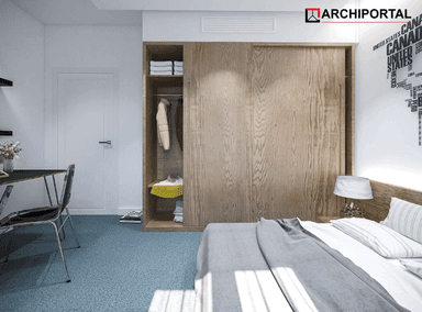 Wizualizacja domu jednorodzinnego Tryton B