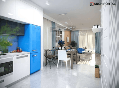 Wizualizacja domu jednorodzinnego Tryton Teriva