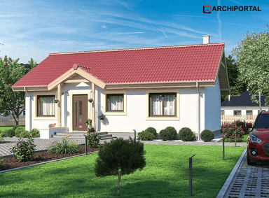 Wizualizacja domu jednorodzinnego Tula