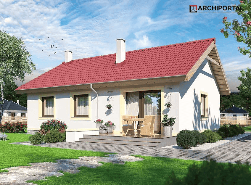 Wizualizacja domu jednorodzinnego Tula