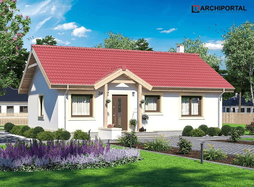 Wizualizacja domu jednorodzinnego Tula