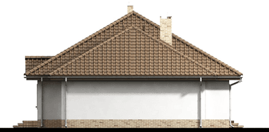 elewacja lewa domu jednorodzinnego Aframon 2