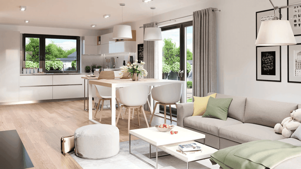 wizualizacja domu jednorodzinnego Aframon