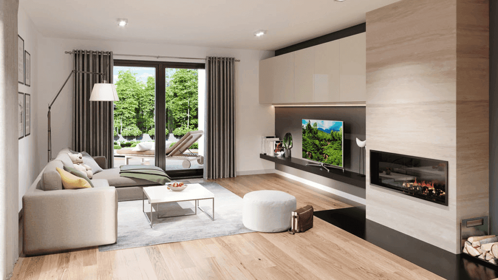 wizualizacja domu jednorodzinnego Aframon