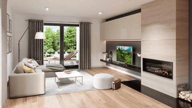 wizualizacja domu jednorodzinnego Aframon