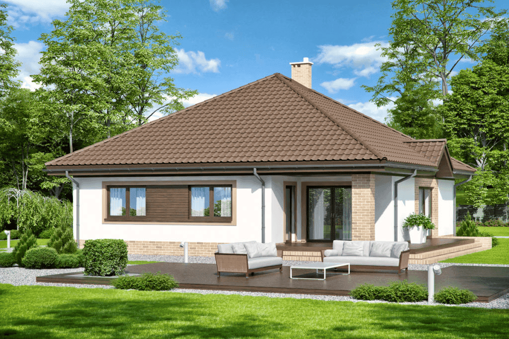 wizualizacja domu jednorodzinnego Aframon