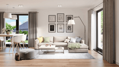 wizualizacja domu jednorodzinnego Aframon