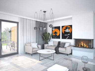 Wizualizacja domu jednorodzinnego Aloes