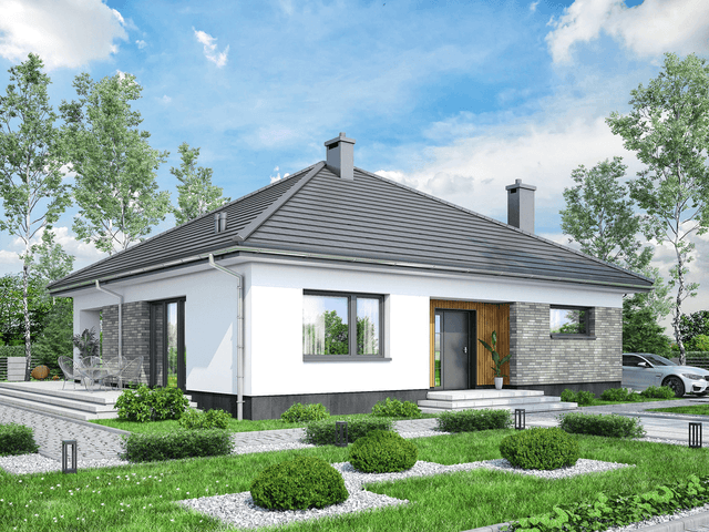 Projekt domu parterowego Aloes