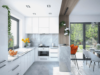 Wizualizacja domu jednorodzinnego Aloes