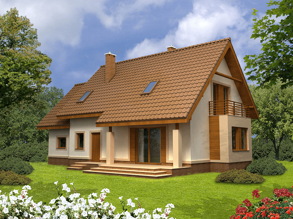 Wizualizacja domu jednorodzinnego Amaretto 2