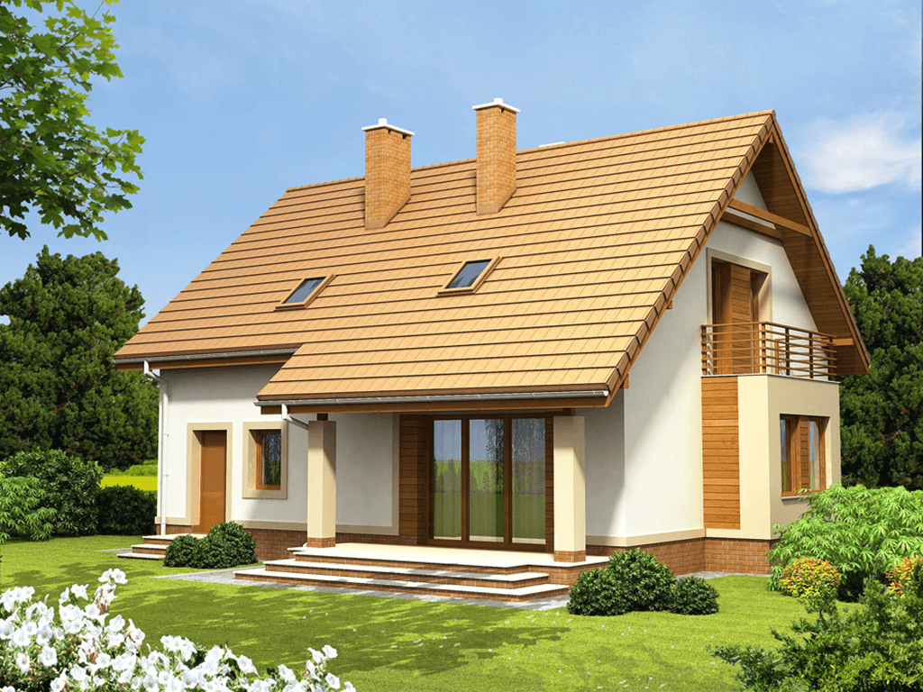 Wizualizacja domu jednorodzinnego Amaretto 3