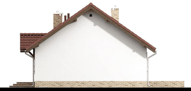 Przekrój domu jednorodzinnego Arnika