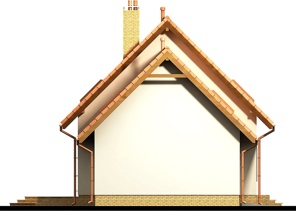 elewacja prawa domu jednorodzinnego Aronia 2