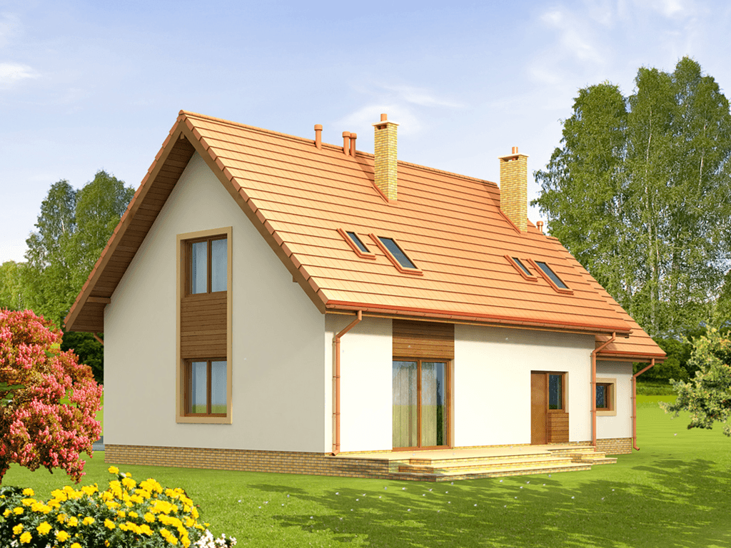 Wizualizacja domu jednorodzinnego Aronia 2