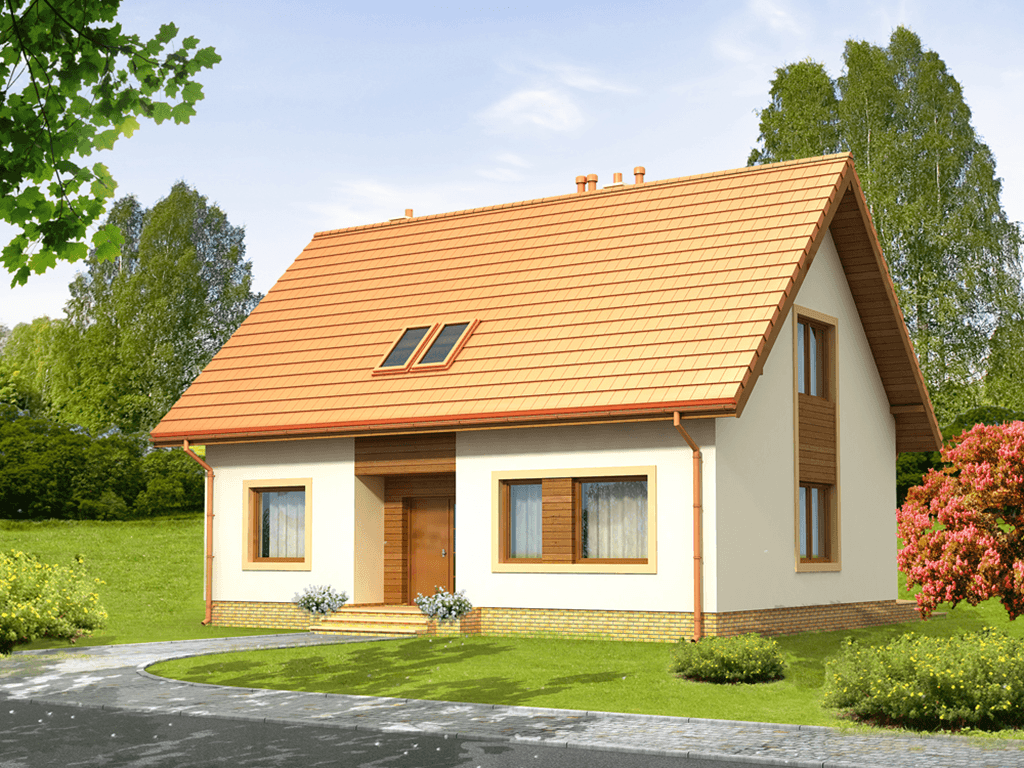 Wizualizacja domu jednorodzinnego Aronia