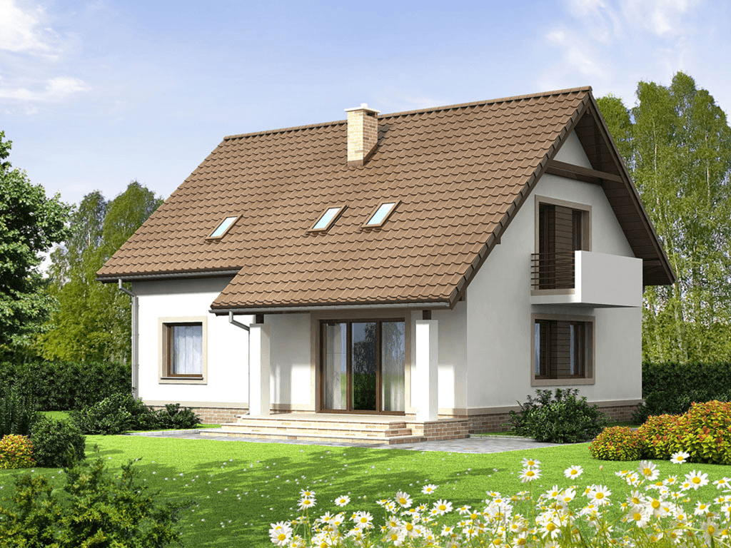 Wizualizacja domu jednorodzinnego Bakalia 2