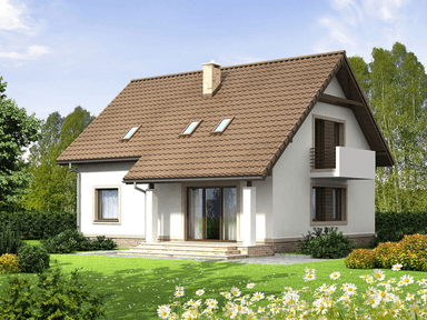 Wizualizacja domu jednorodzinnego Bakalia 2