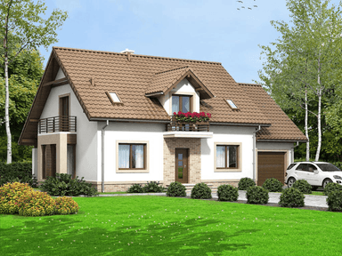 Wizualizacja domu jednorodzinnego Bakalia 5