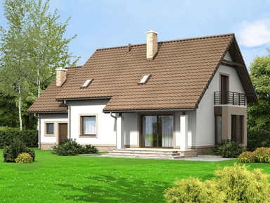 Wizualizacja domu jednorodzinnego Bakalia 5