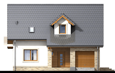 Elewacja frontowa Bakalia 6