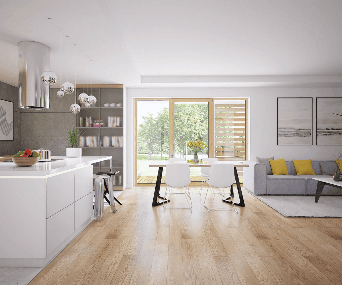 Wizualizacja domu jednorodzinnego Bianco 2 modern