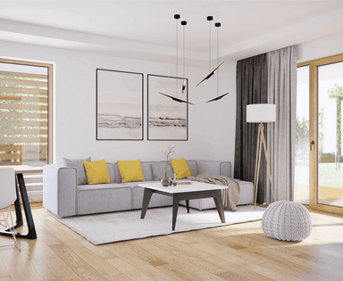 Wizualizacja domu jednorodzinnego Bianco 2 modern