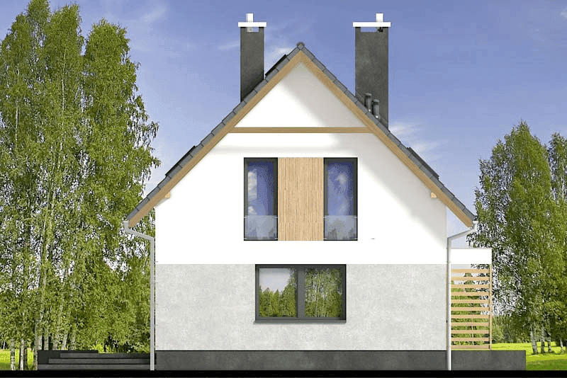 elewacja lewa domu jednorodzinnego Bounty