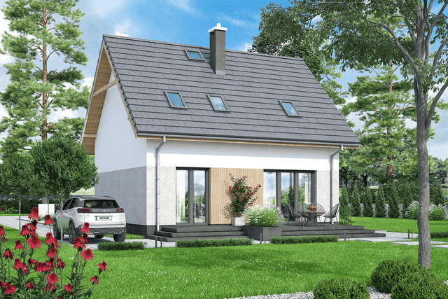 wizualizacja domu jednorodzinnego Bounty