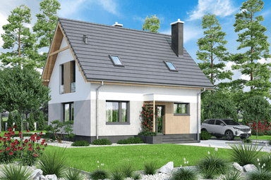 wizualizacja domu jednorodzinnego Bounty