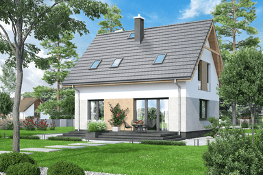 wizualizacja domu jednorodzinnego Bounty