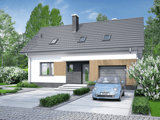 Wizualizacja domu jednorodzinnego Bueno 2