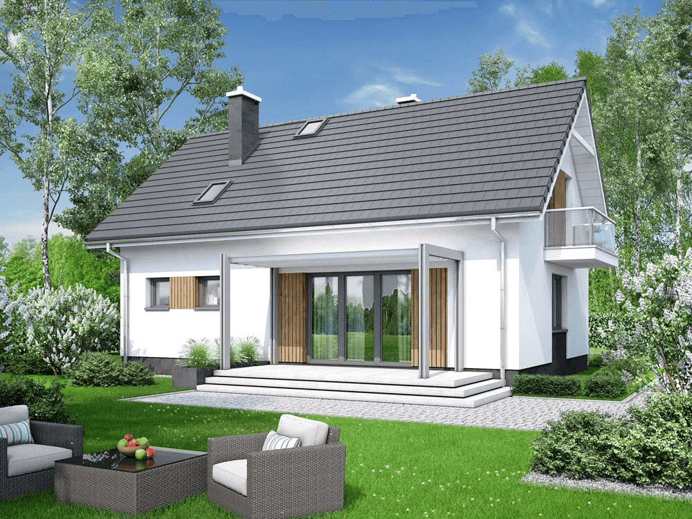 Wizualizacja domu jednorodzinnego Bueno 2