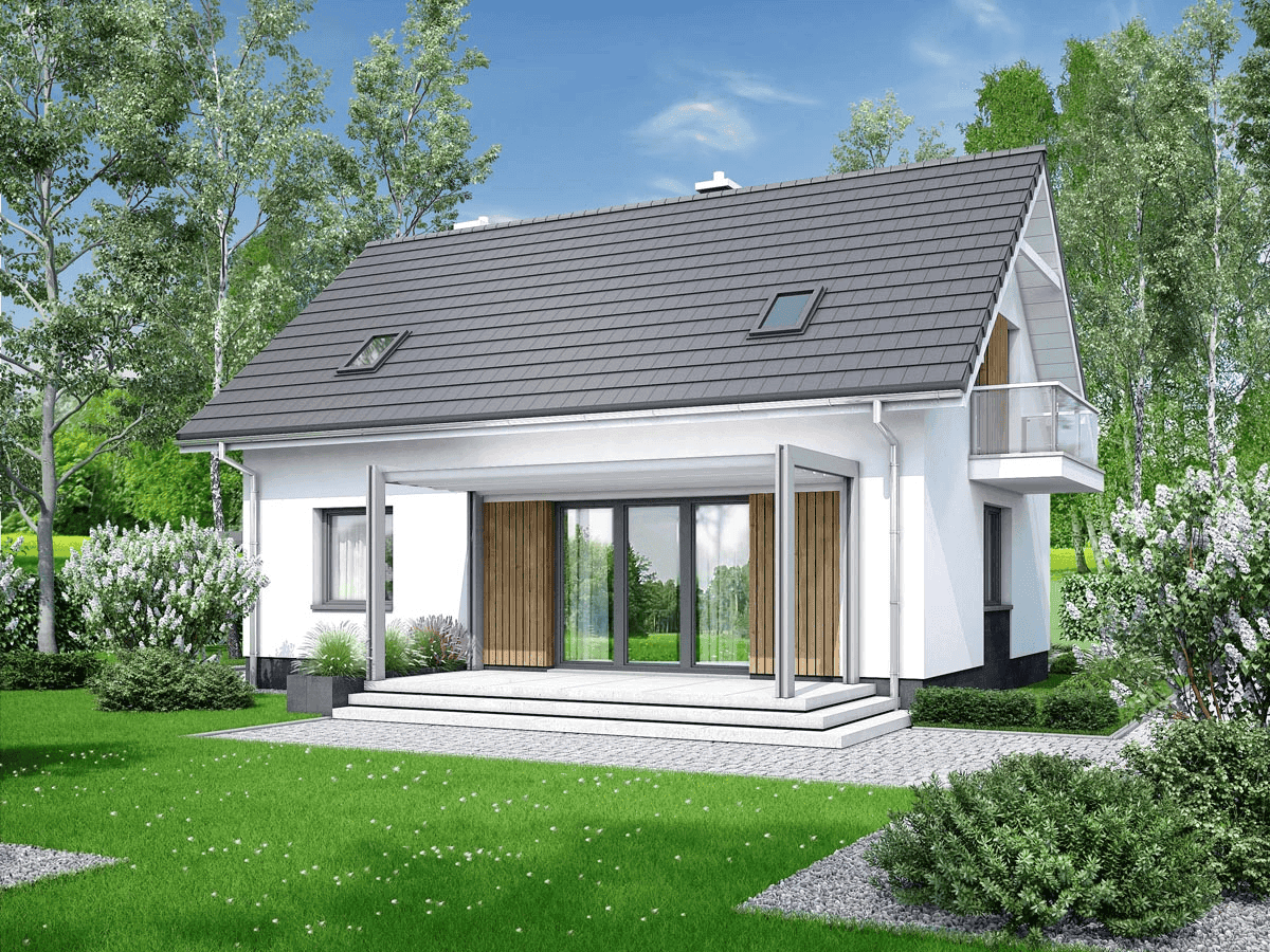 Wizualizacja domu jednorodzinnego Bueno