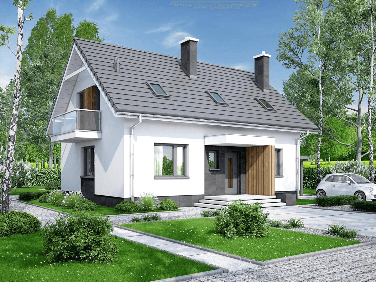 Wizualizacja domu jednorodzinnego Bueno