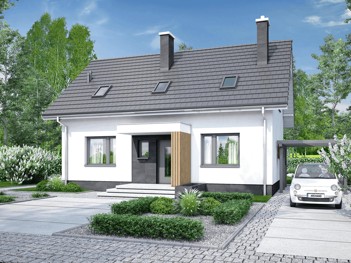 Wizualizacja domu jednorodzinnego Bueno