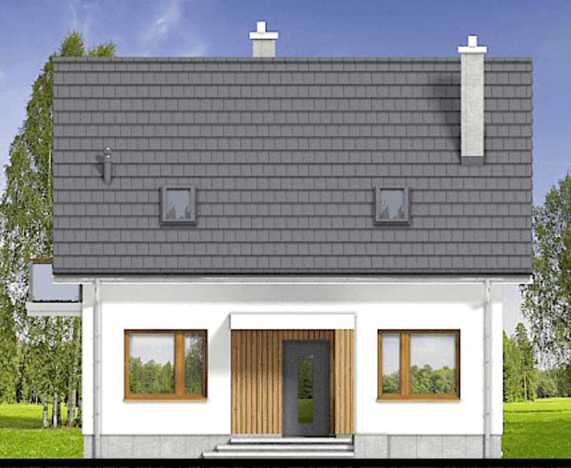 Elewacja tylna domu jednorodzinnego Bueno 3
