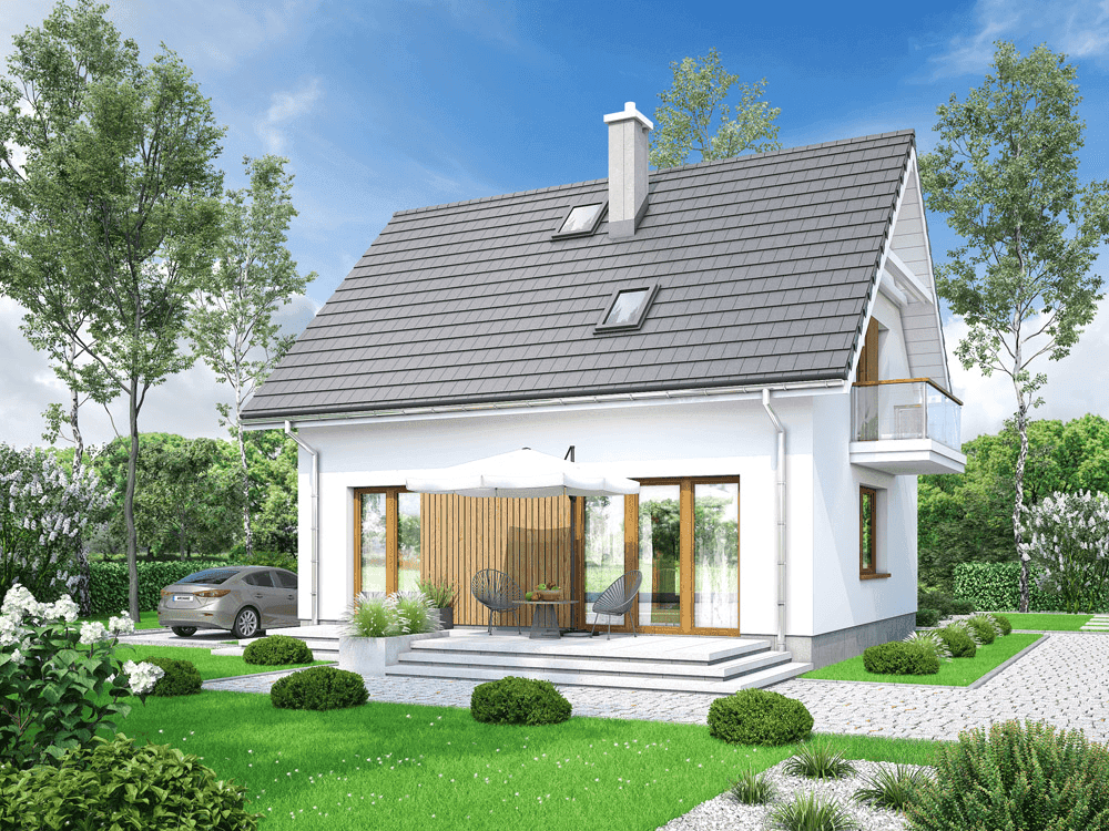 Wizualizacja domu jednorodzinnego Bueno 3