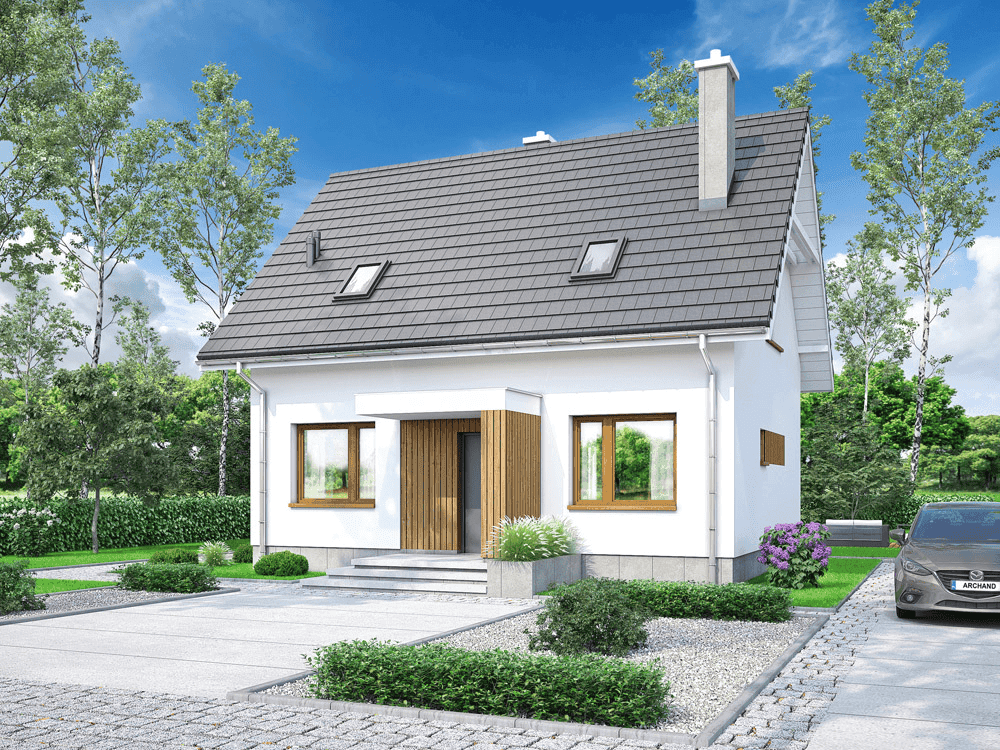 Wizualizacja domu jednorodzinnego Bueno 3