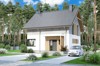 Wizualizacja domu jednorodzinnego Chili