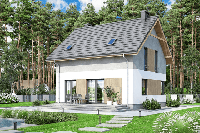 Wizualizacja domu jednorodzinnego Chili