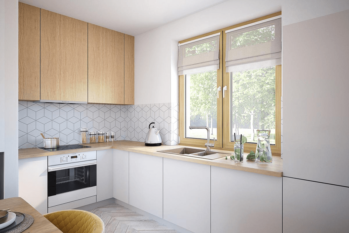 Wizualizacja domu jednorodzinnego Cynamon