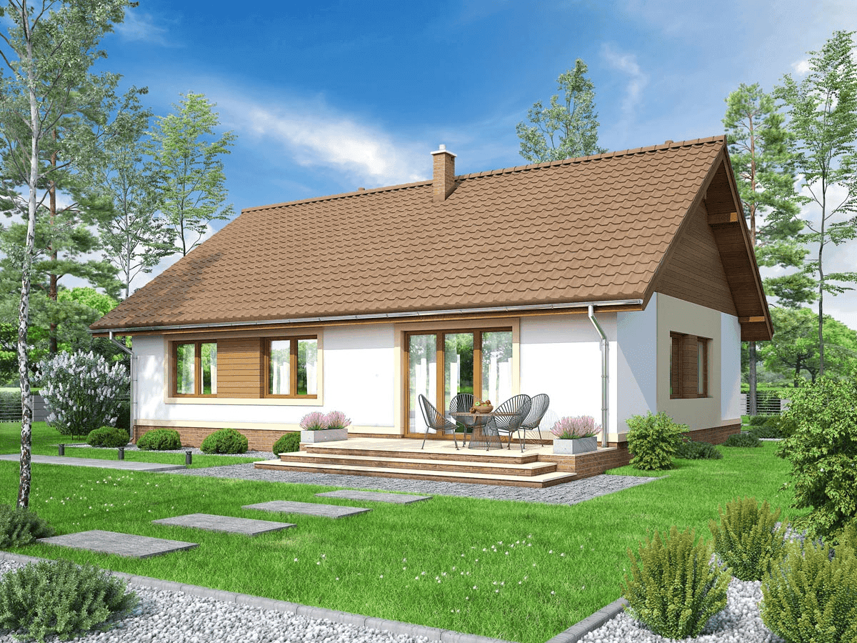 Wizualizacja domu jednorodzinnego Daktyl 2