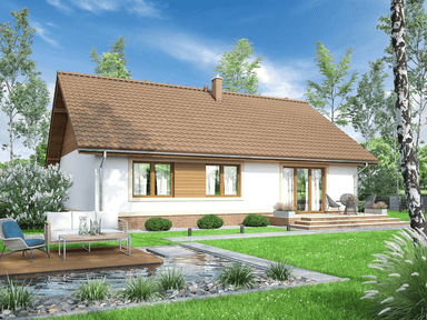 Wizualizacja domu jednorodzinnego Daktyl 2