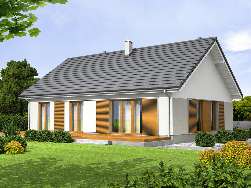 Wizualizacja domu jednorodzinnego Daktyl 2 modern