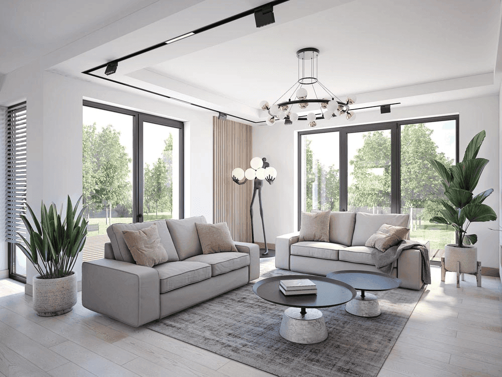 Wizualizacja domu jednorodzinnego Fresco 2