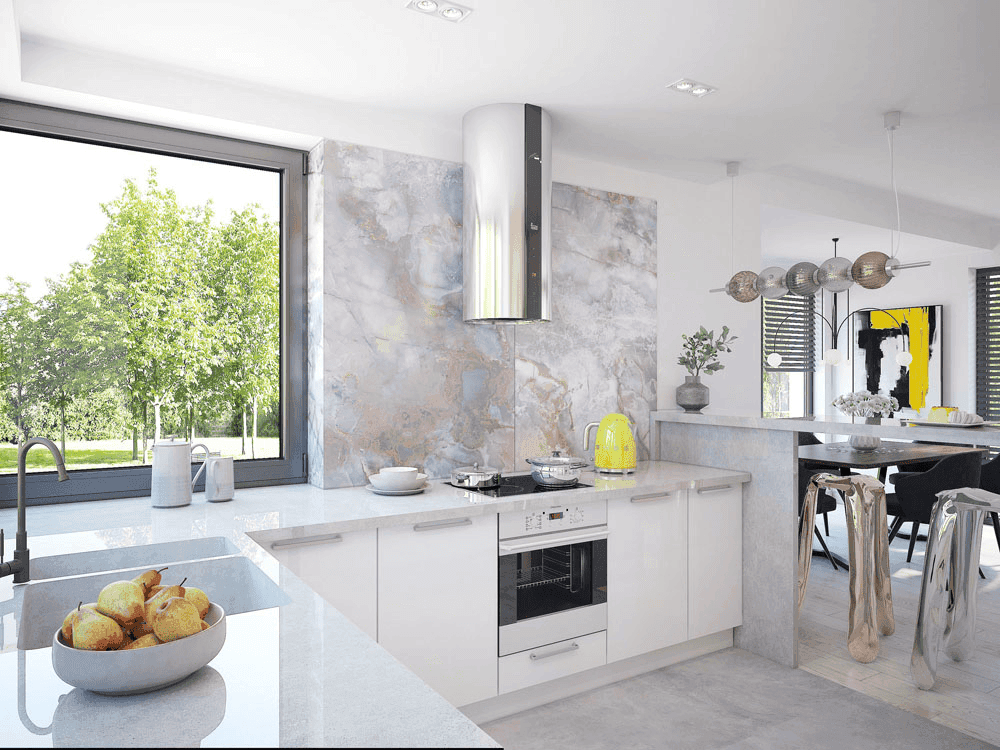 Wizualizacja domu jednorodzinnego Fresco 2